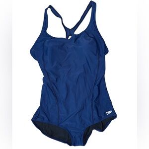 Speedo Women's Blue One Piece Swimsuit New Without Tag